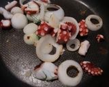 たこと玉ねぎの空煎りに、黄金の味かけて♪作り方2写真