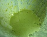 冷たいとろとろ緑のスープ（豆乳で）作り方4写真