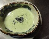 冷たいとろとろ緑のスープ（豆乳で）作り方5写真
