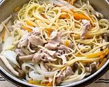 めちゃ簡単旨い❤夏は焼きタレマヨパスタ作り方4写真