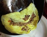 和風オムレツ　甘辛挽肉がたまりません♪作り方6写真