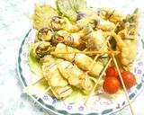 大葉味噌の夏野菜ナス巻き串天作り方9写真