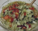 チキンの衣揚げ　さっぱりソース作り方1写真