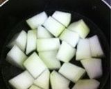 温も冷も美味しい☆冬瓜と肉団子作り方1写真