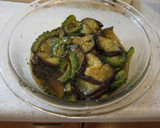 茄子とゴーヤのひんやり焼き浸し♪♪作り方4写真
