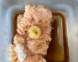 ひき肉とキャベツのレンジそぼろ作り方1写真