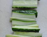 きゅうりとベーコンのガーリック炒め作り方1写真