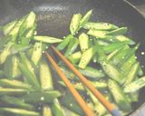 豚肉とオクラの甘辛炒め♪作り方3写真