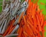 牛肉入り♪きんぴらごぼう作り方1写真