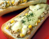 朝食に♪ツナマヨコーン＊トースト作り方4写真