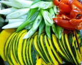 夏の焼き野菜のカレー味噌南蛮漬け作り方1写真
