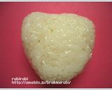 【キャラ弁✿可愛いハートのおにぎり】作り方1写真
