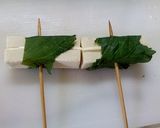 高野豆腐チーズサンド大葉巻き串天作り方2写真