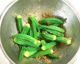 簡単あと一品＊オクラのどっさりごま和え作り方4写真