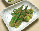 簡単あと一品＊オクラのどっさりごま和え作り方6写真