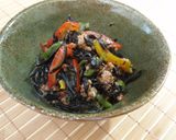 ➏　ひじきとパプリカの炒り煮　➏作り方11写真