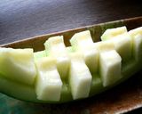 はちみつメロン　　はちみつめろんレモン作り方10写真