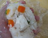 子供も喜ぶチーズ入り肉巻きおにぎり作り方3写真