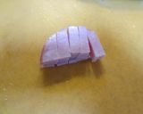 ケチャップ風味＊ハム入りオムレツ☆作り方1写真