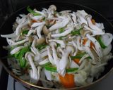 蒸し野菜　豚バラ乗せ作り方2写真