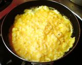 新感覚！カルボナーラ風オムライス＋カレー作り方4写真