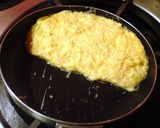 新感覚！カルボナーラ風オムライス＋カレー作り方5写真