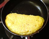 新感覚！カルボナーラ風オムライス＋カレー作り方6写真