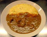 新感覚！カルボナーラ風オムライス＋カレー作り方7写真