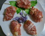豚＋キムチ＋天ぷら作り方1写真