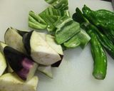 肉巻豆腐天 夏野菜と 作り方3写真