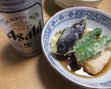 肉巻豆腐天 夏野菜と 作り方8写真