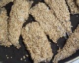 さんまの胡麻焼き&にんにく豆苗添え作り方4写真