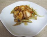 鶏胸肉と野菜のピリポンあえ♪作り方6写真