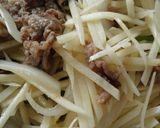 ＊牛肉としゃきしゃきポテトの炒めもの＊作り方5写真