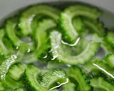うなぎとゴーヤの卵とじ作り方1写真