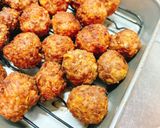 黄金比万能タレ♡で照り焼きミートボール作り方3写真