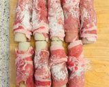 ちくわチーズ豚肉巻き作り方3写真