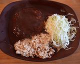 混ぜるだけ大豆ミート入りパパハンバーグ作り方5写真