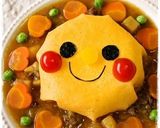 ＊デコカレー＊　にっこり太陽！作り方7写真