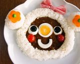 ＊デコカレー＊　モンキーガール♪作り方4写真