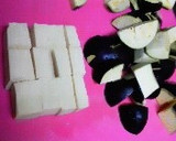 なすとひじきと高野豆腐の卵とじ☆作り方1写真
