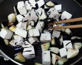 なすとひじきと高野豆腐の卵とじ☆作り方3写真