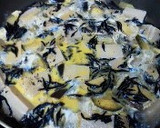 なすとひじきと高野豆腐の卵とじ☆作り方6写真