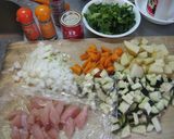 手作りの夏野菜たっぷりカレー作り方1写真