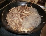 牛肉とごぼうの柳川丼作り方5写真