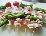豚バラ肉で串焼き！？作り方2写真