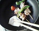 豚バラ肉で串焼き！？作り方3写真
