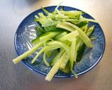 さっぱり☆梅ときゅうりの和風冷製パスタ作り方3写真