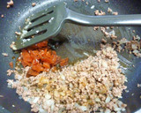 焼肉のたれで簡単肉そぼろ　カレー風味作り方5写真