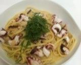 タコと大葉の和風ペペロンチーノ作り方6写真